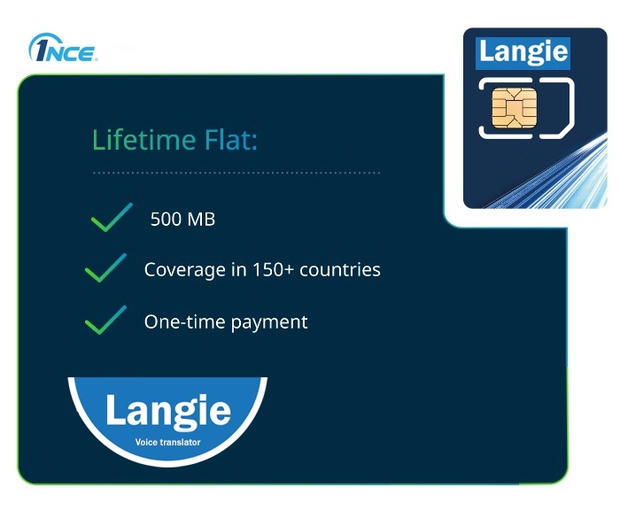 Langie Ultra SIM 150 pays 2G 3G 4G LTE